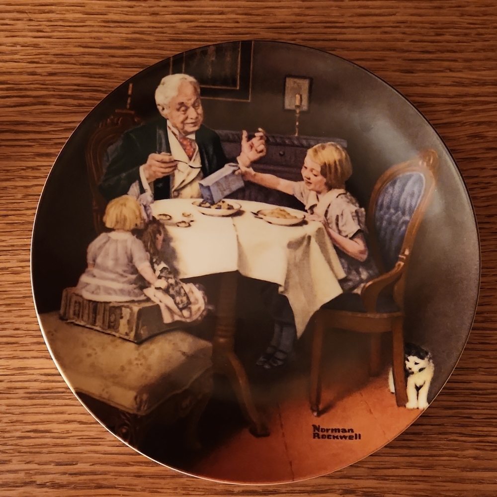 Norman Rockwell limited edition plate